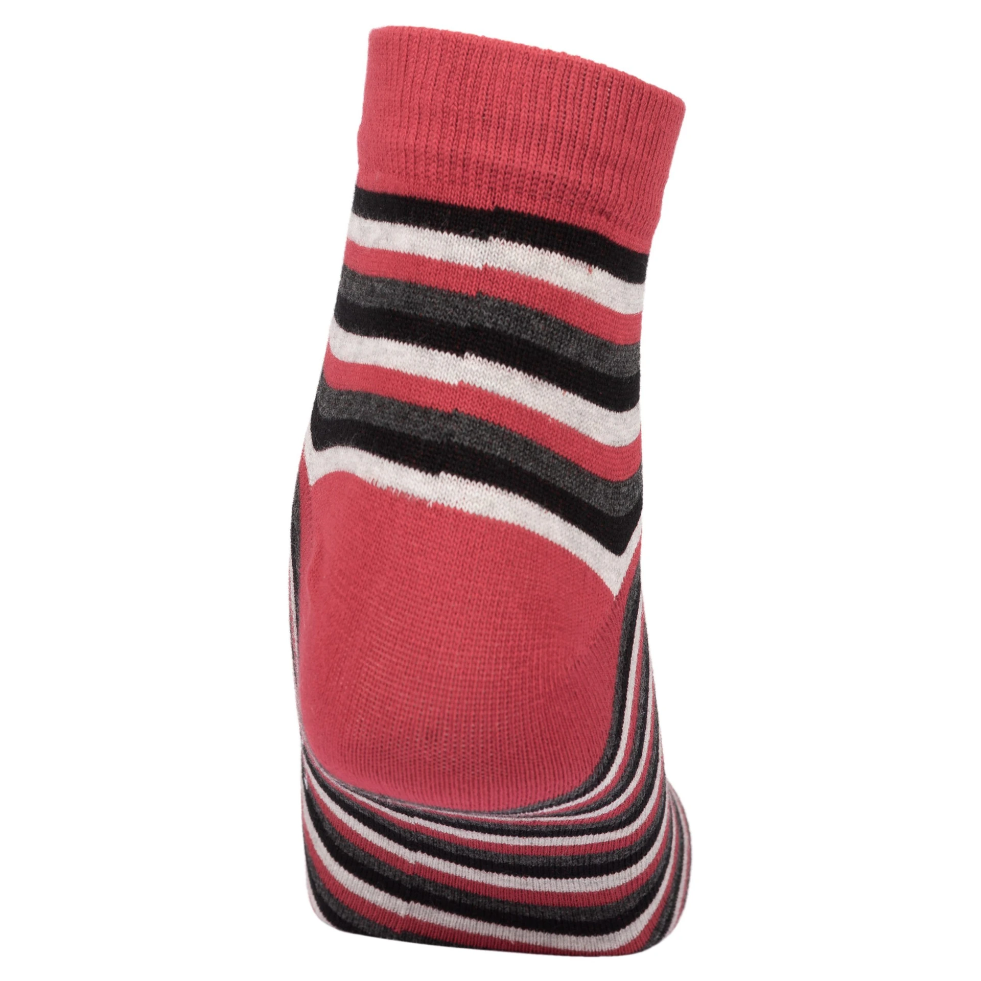 Red Ankle Length Socks for Men