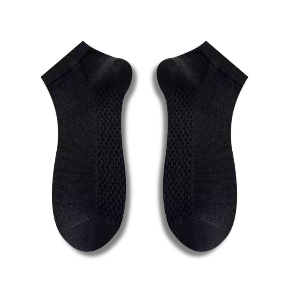 Black Ankle Length Socks for Men