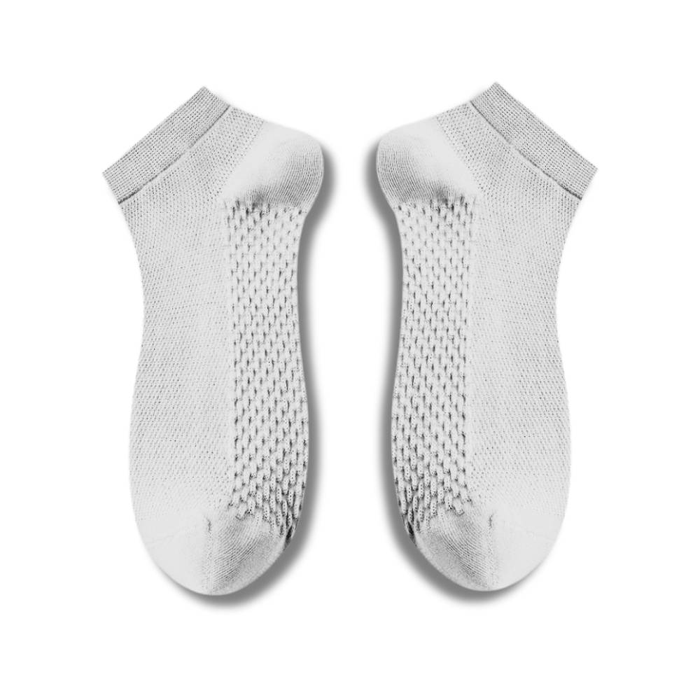 White Ankle Length Socks for Men