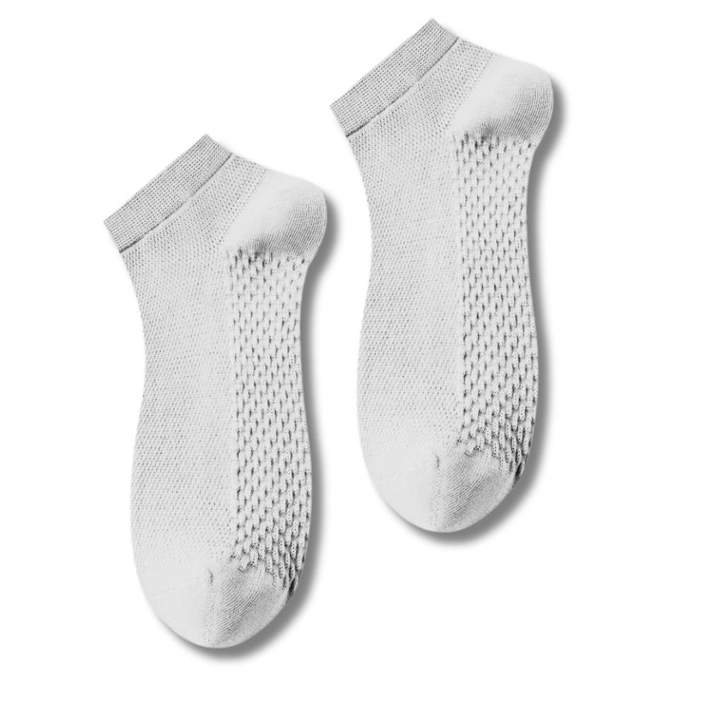 White Ankle Length Socks for Men