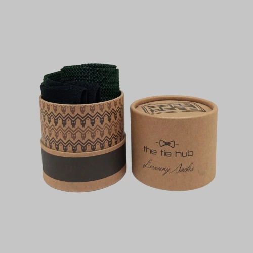 Green Crew Length Socks for Men