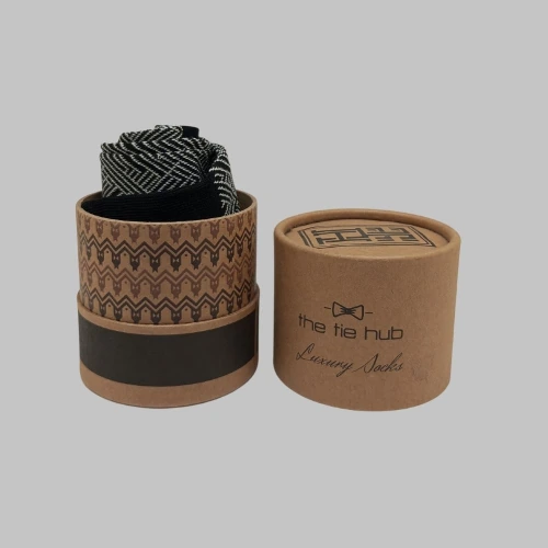 Black Crew Length Socks for Men