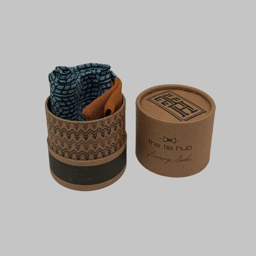Blue Crew Length Socks for Men