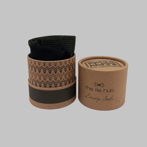 Green Crew Length Socks for Men