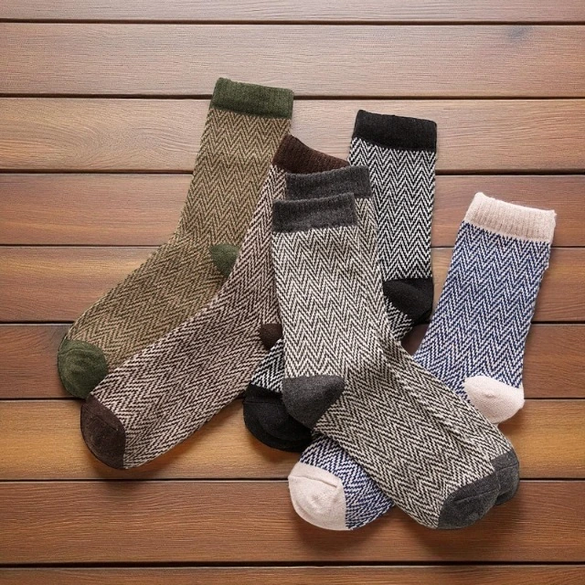 Multi Crew Length Socks for Men