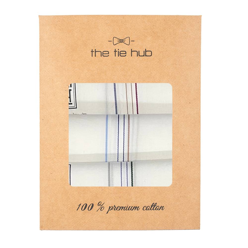 100% Cotton Handkerchief with Multi for Men