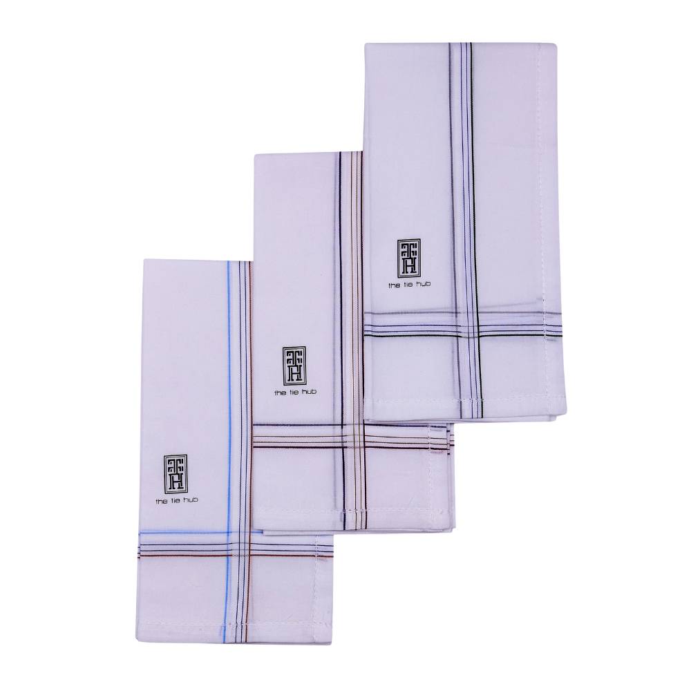 100% Cotton Handkerchief with Multi for Men