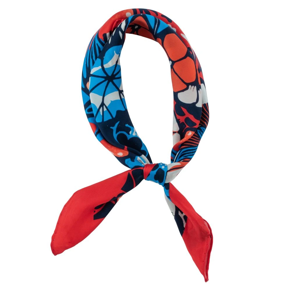 Floral Design Multicolor Neckerchief for Men
