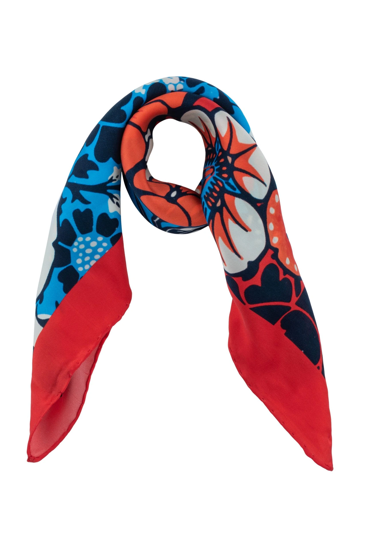 Floral Design Multicolor Neckerchief for Men