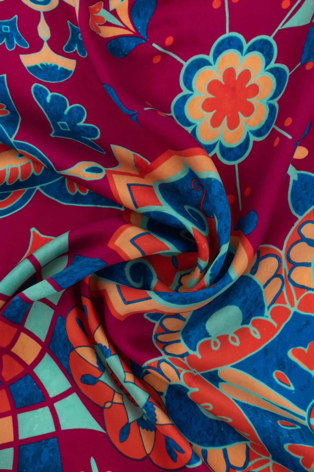 Mandala Multicolor Neckerchief for Men