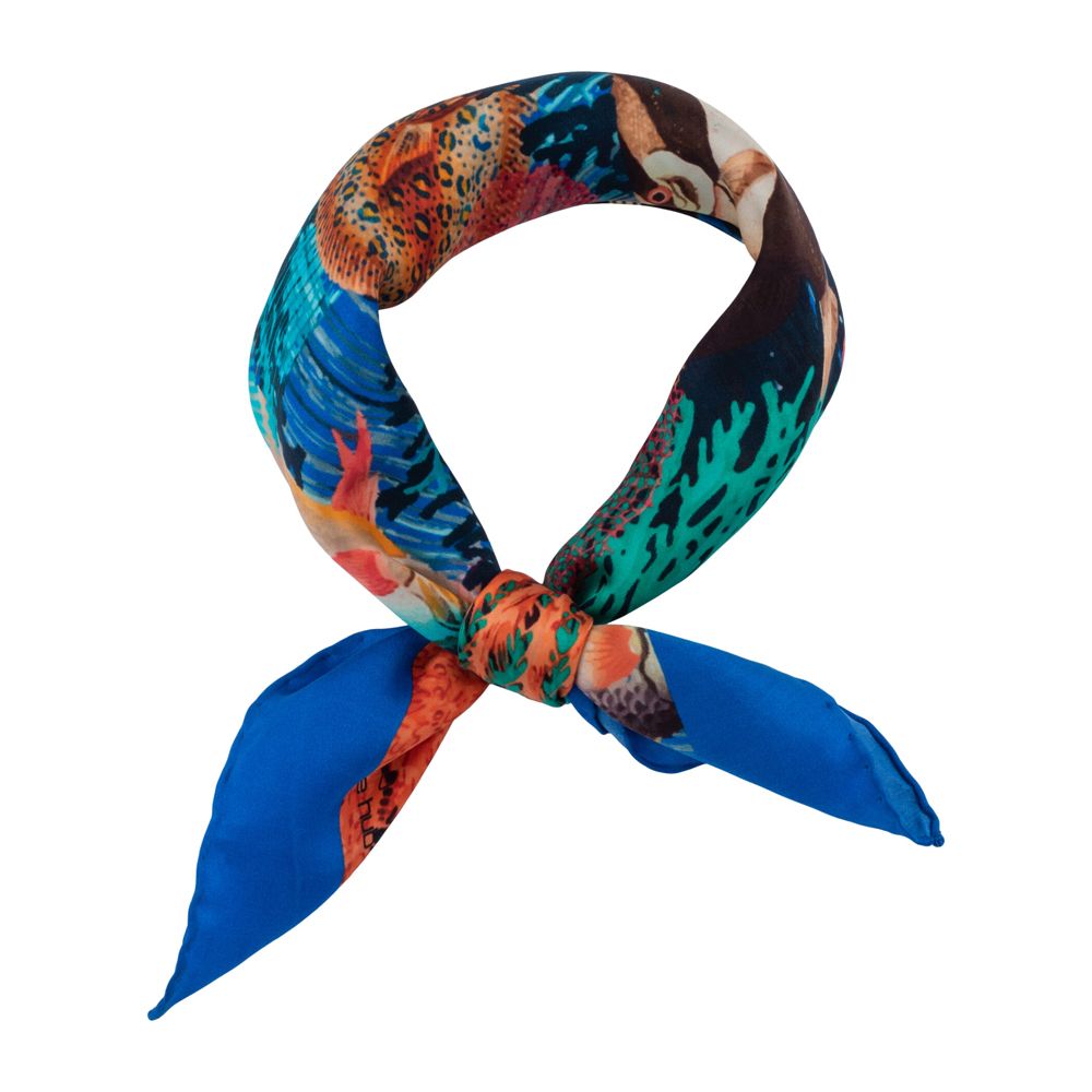 Marine Life Multicolor Neckerchief for Men