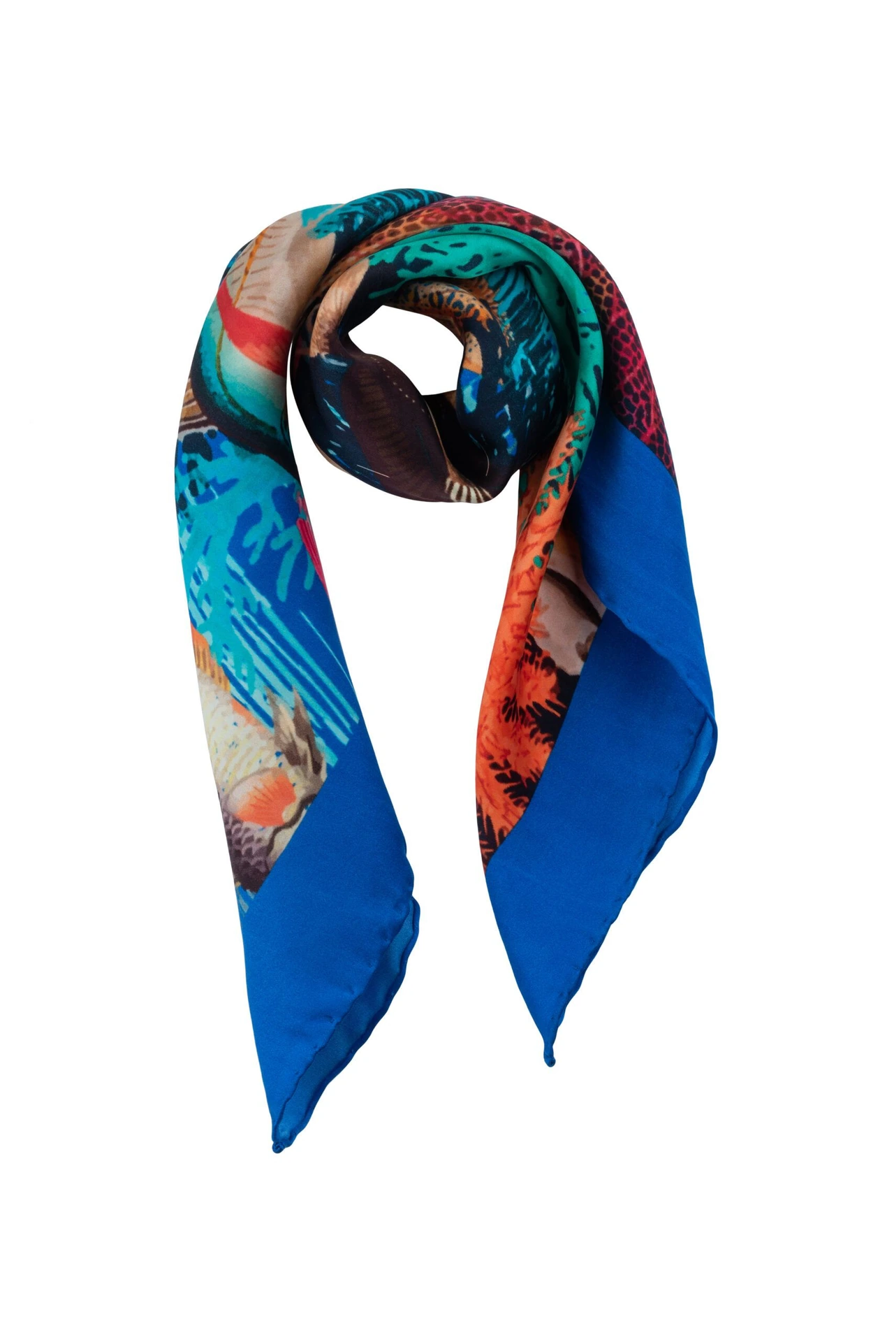 Marine Life Multicolor Neckerchief for Men