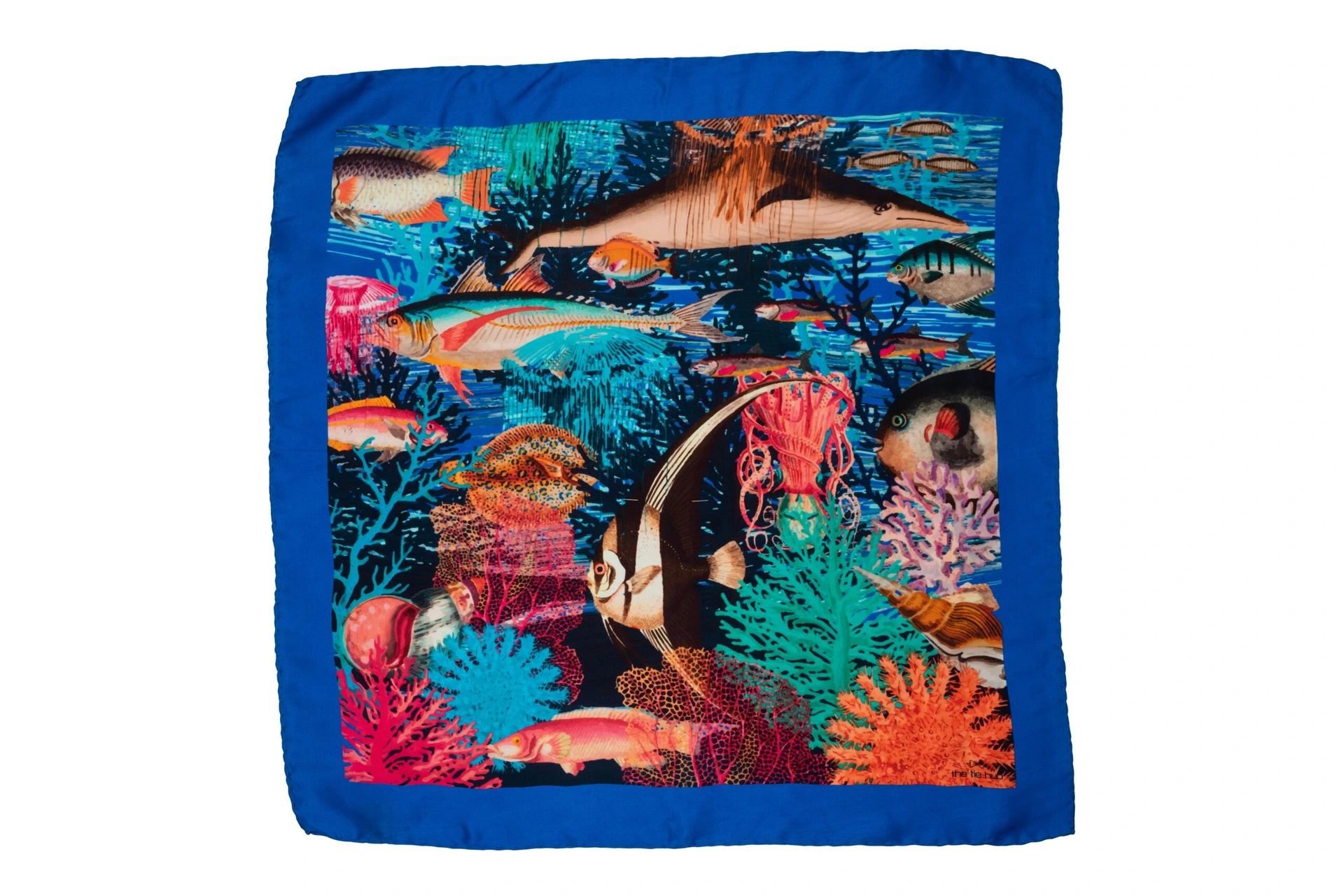 Marine Life Multicolor Neckerchief for Men