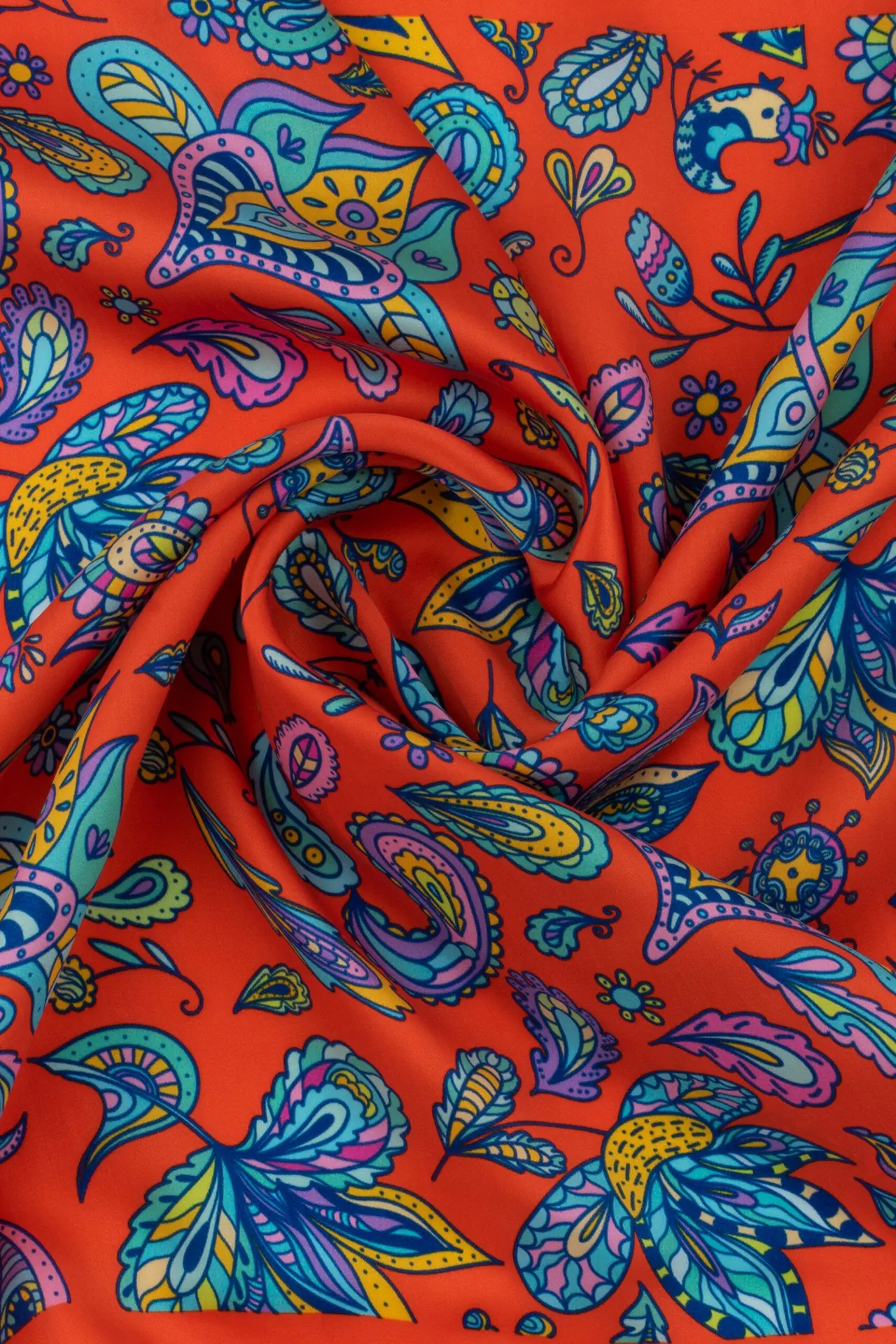Paisley Pattern Multicolor Neckerchief for Men