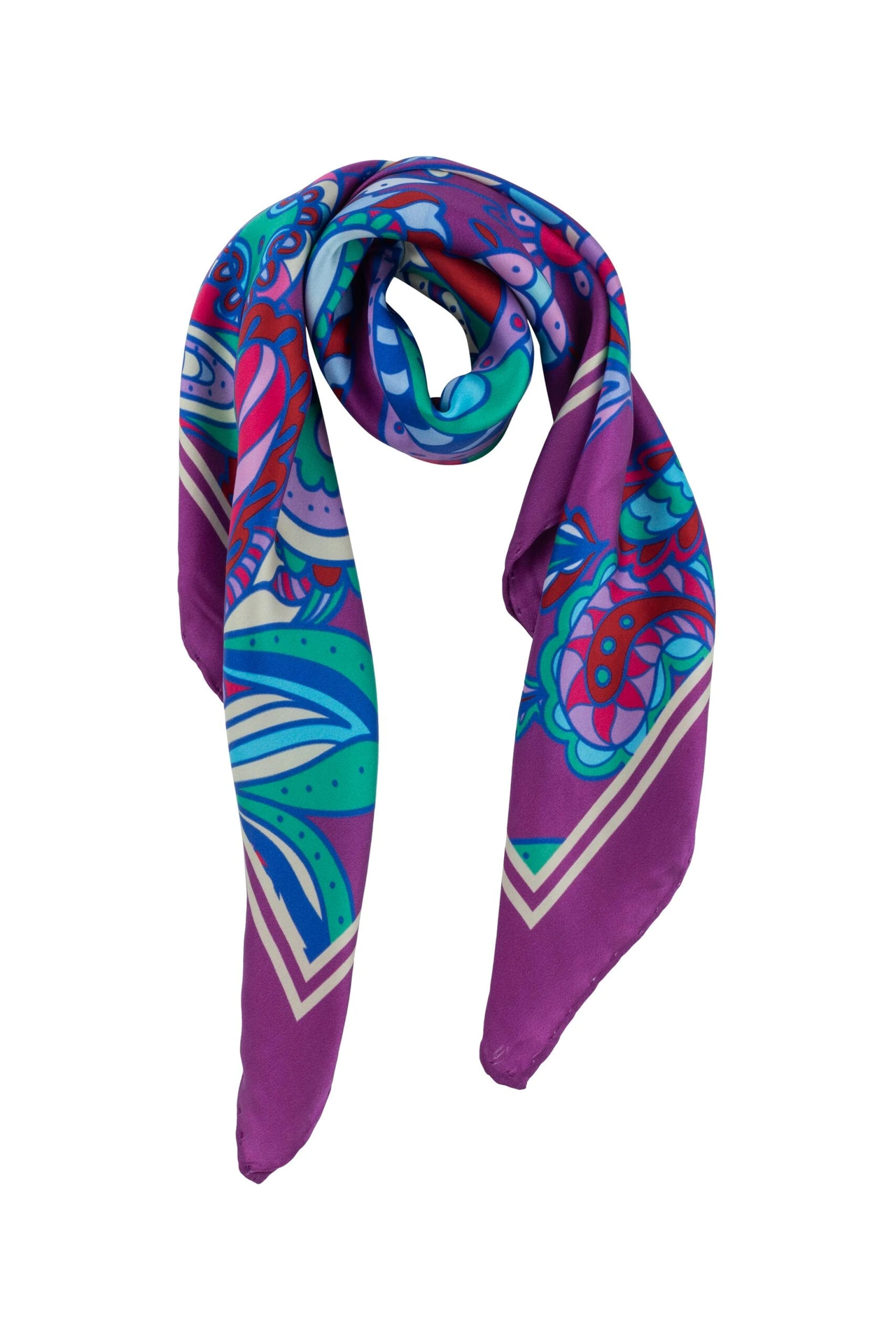 Abstract Paisley Multicolor Neckerchief for Men