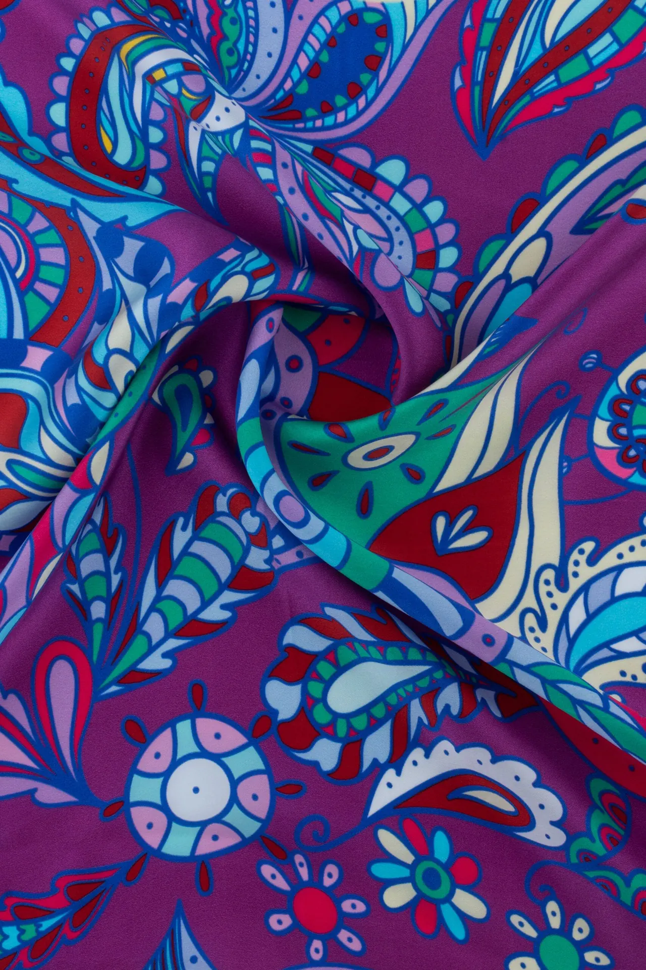 Abstract Paisley Multicolor Neckerchief for Men