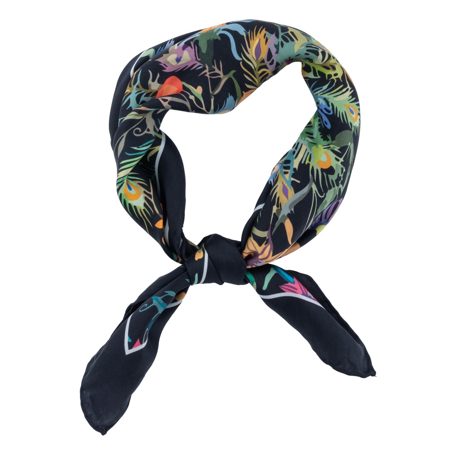 Peacock Multicolor Neckerchief for Men