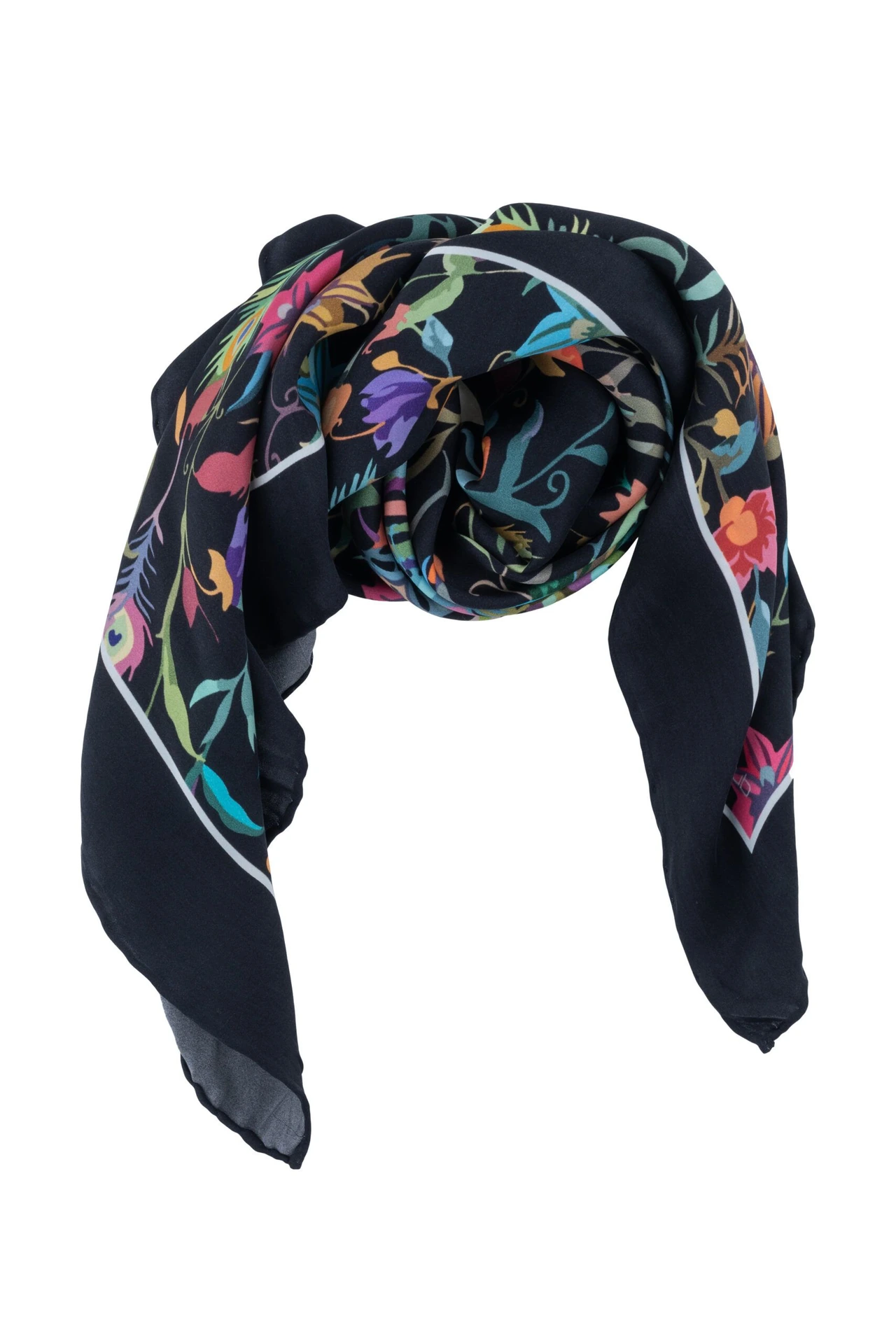Peacock Multicolor Neckerchief for Men