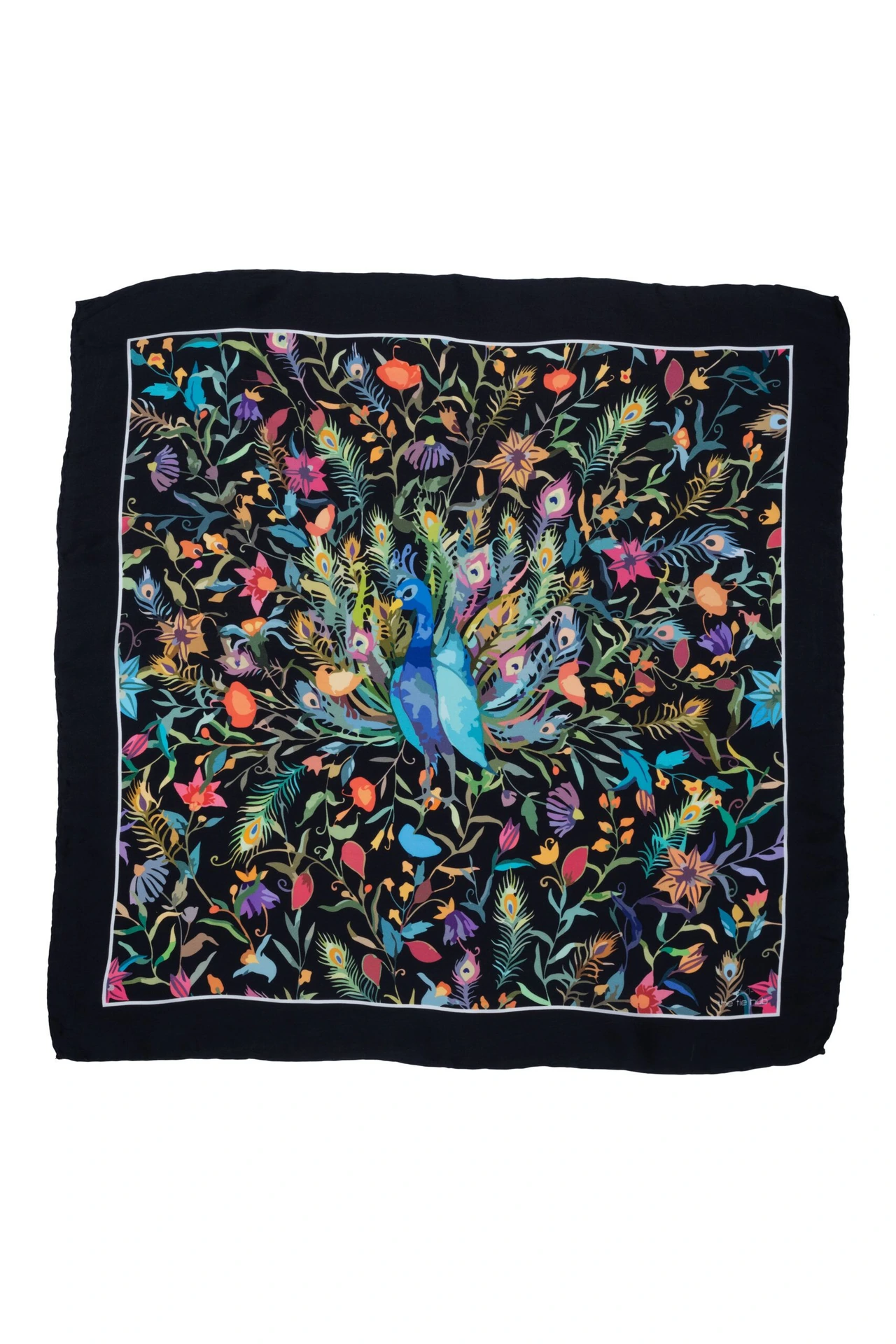 Peacock Multicolor Neckerchief for Men