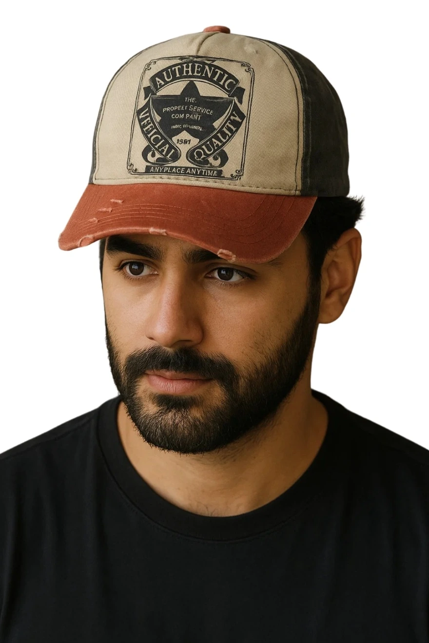 Multicolor Baseball Cap for Men