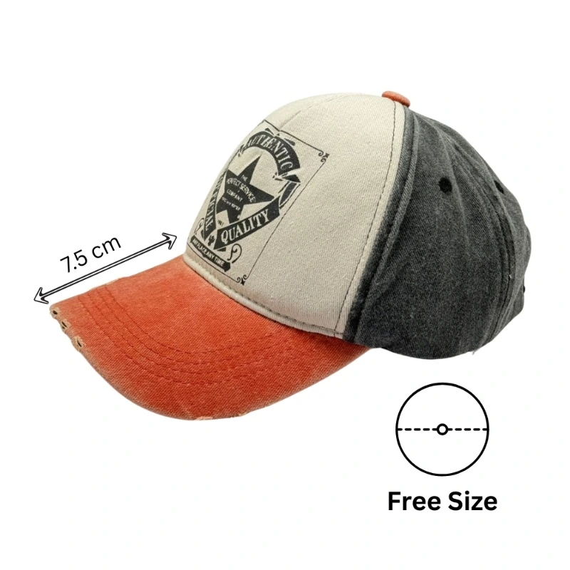 Multicolor Baseball Cap for Men
