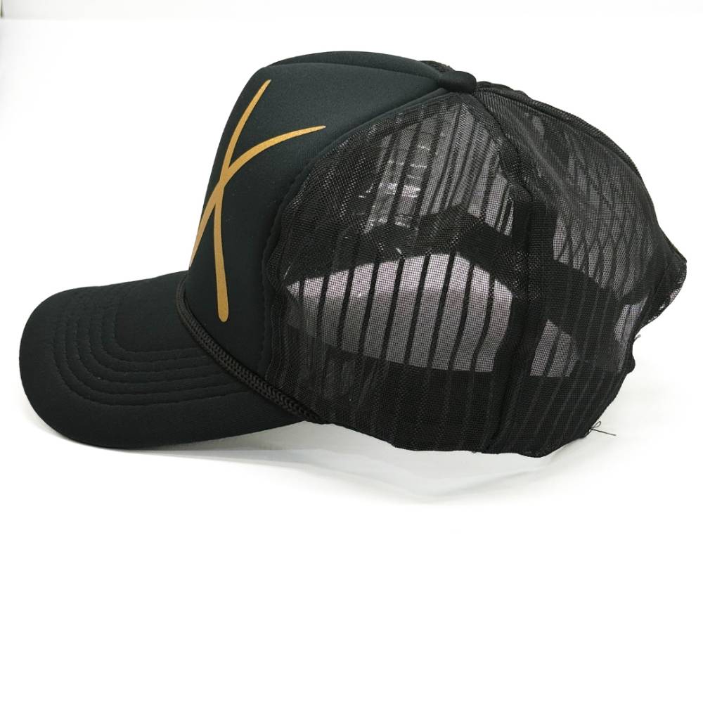 Black Trucker Cap for Men