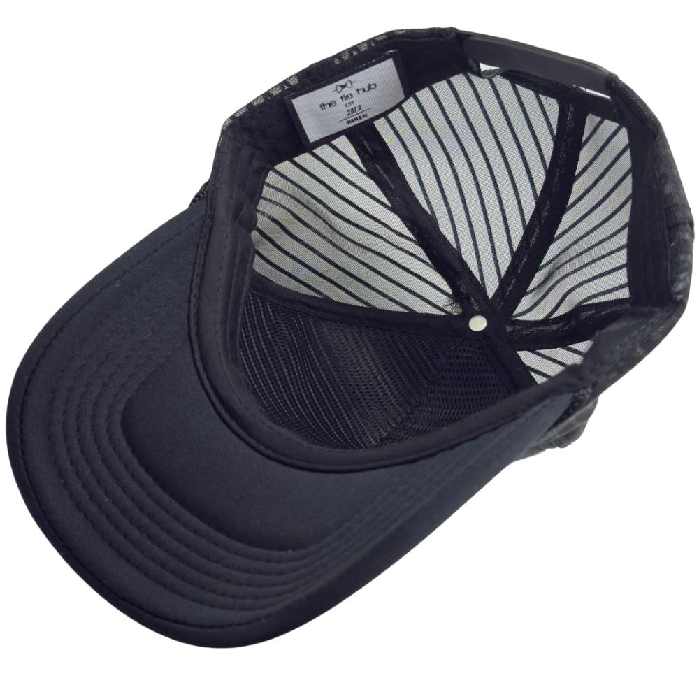 Black Trucker Cap for Men