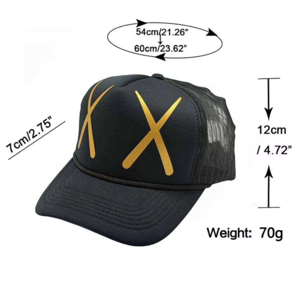 Black Trucker Cap for Men