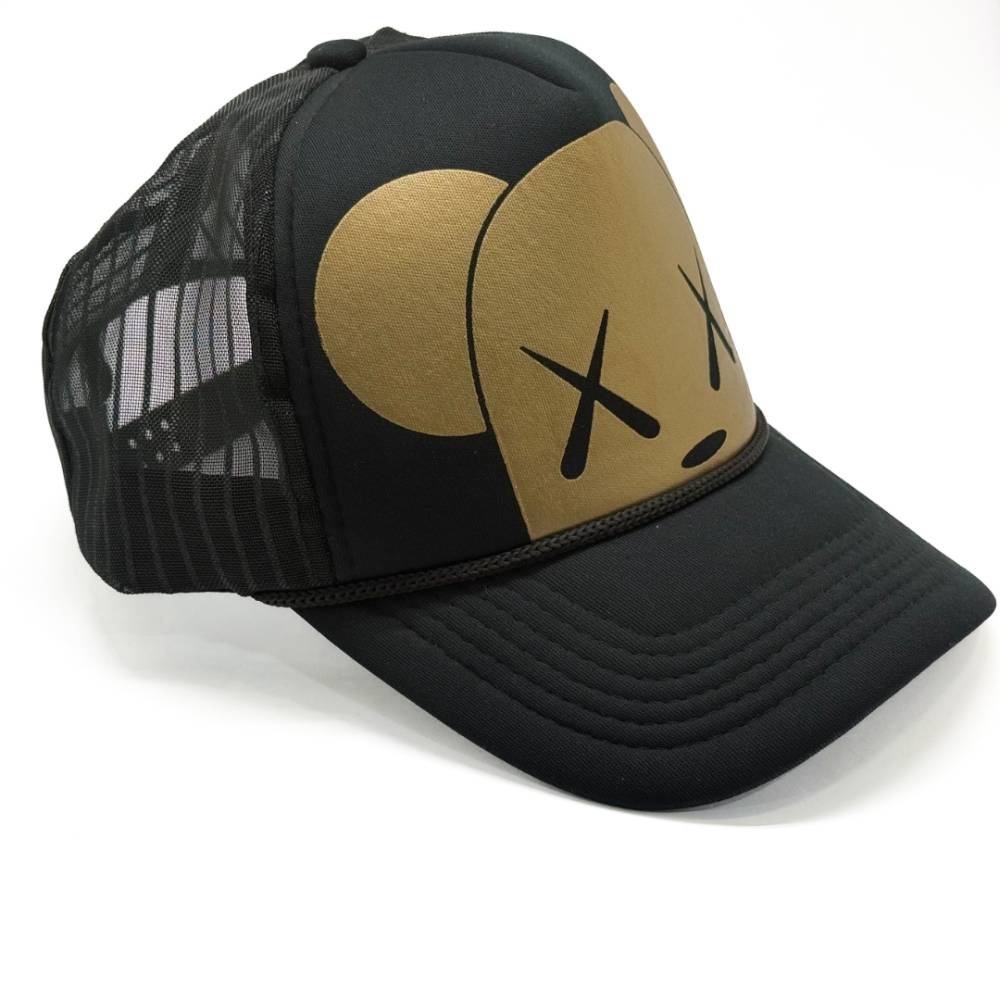 Black Trucker Cap for Men