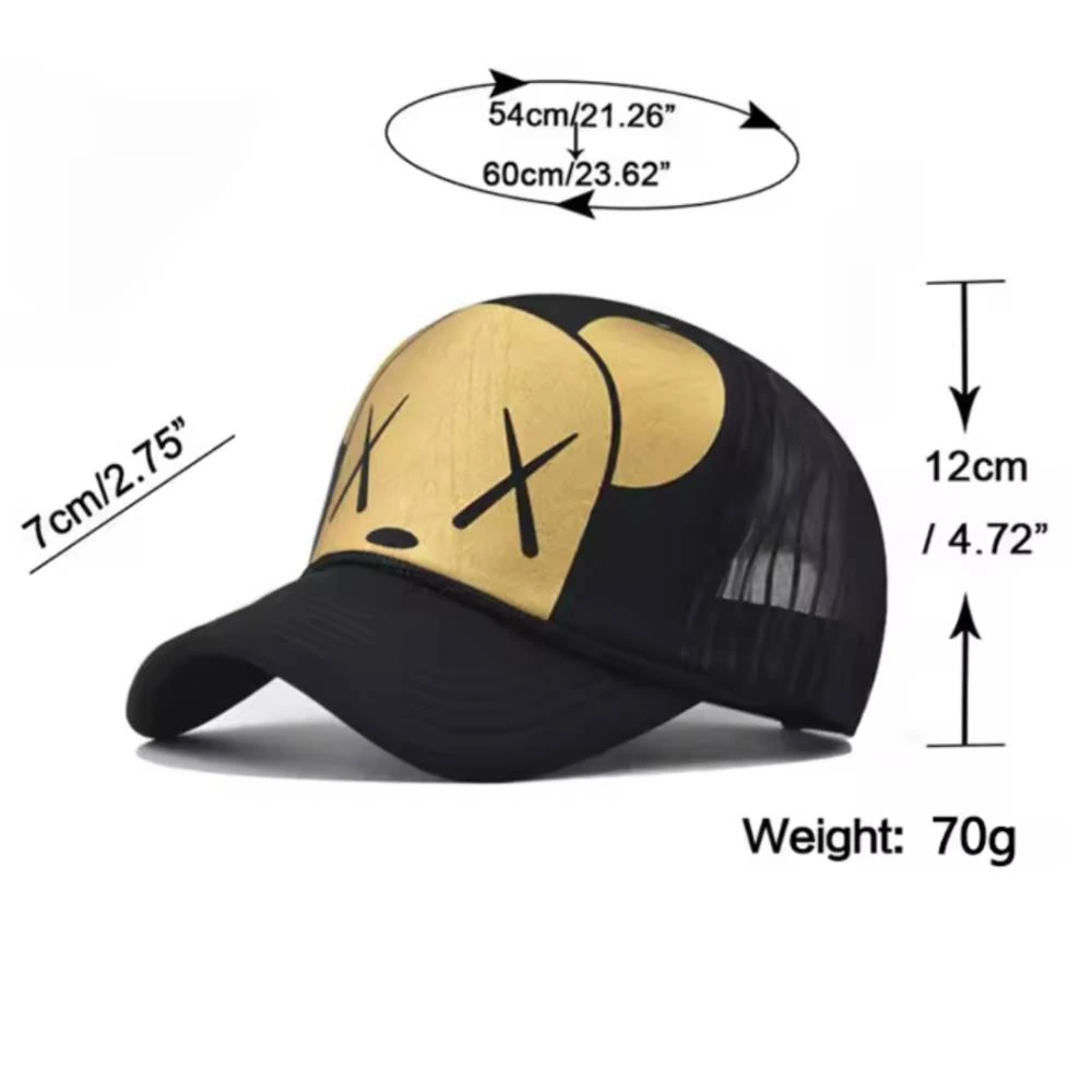 Black Trucker Cap for Men