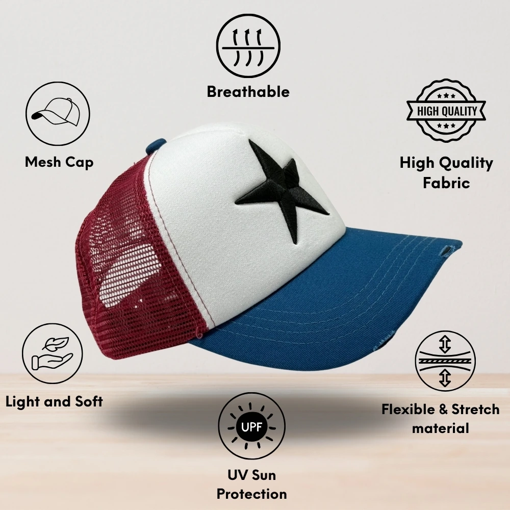 Multicolor Trucker Cap for Men