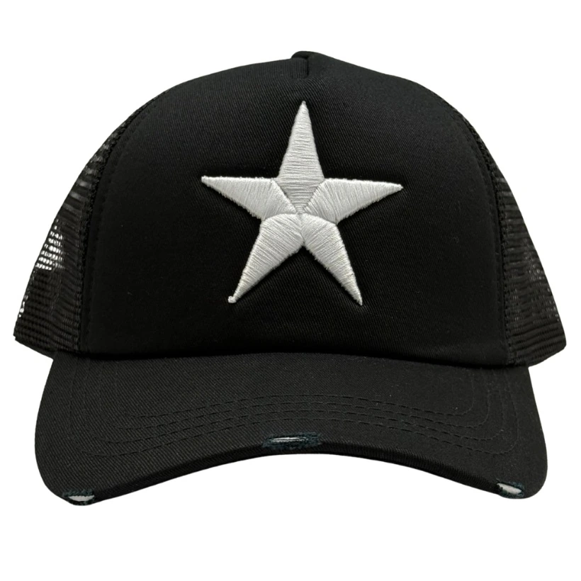 Black Trucker Cap for Men