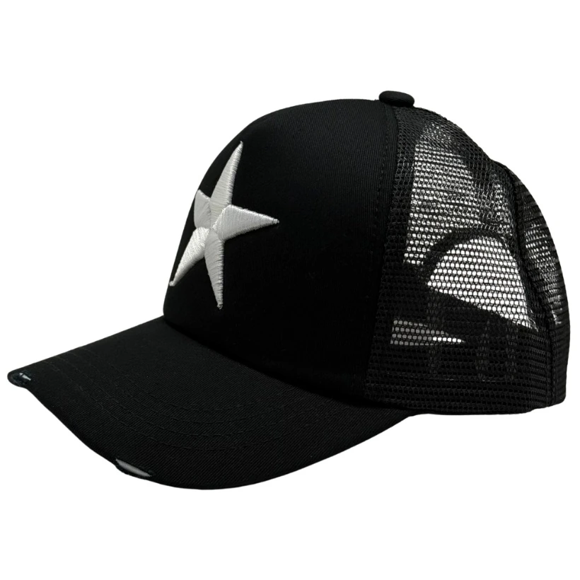Black Trucker Cap for Men