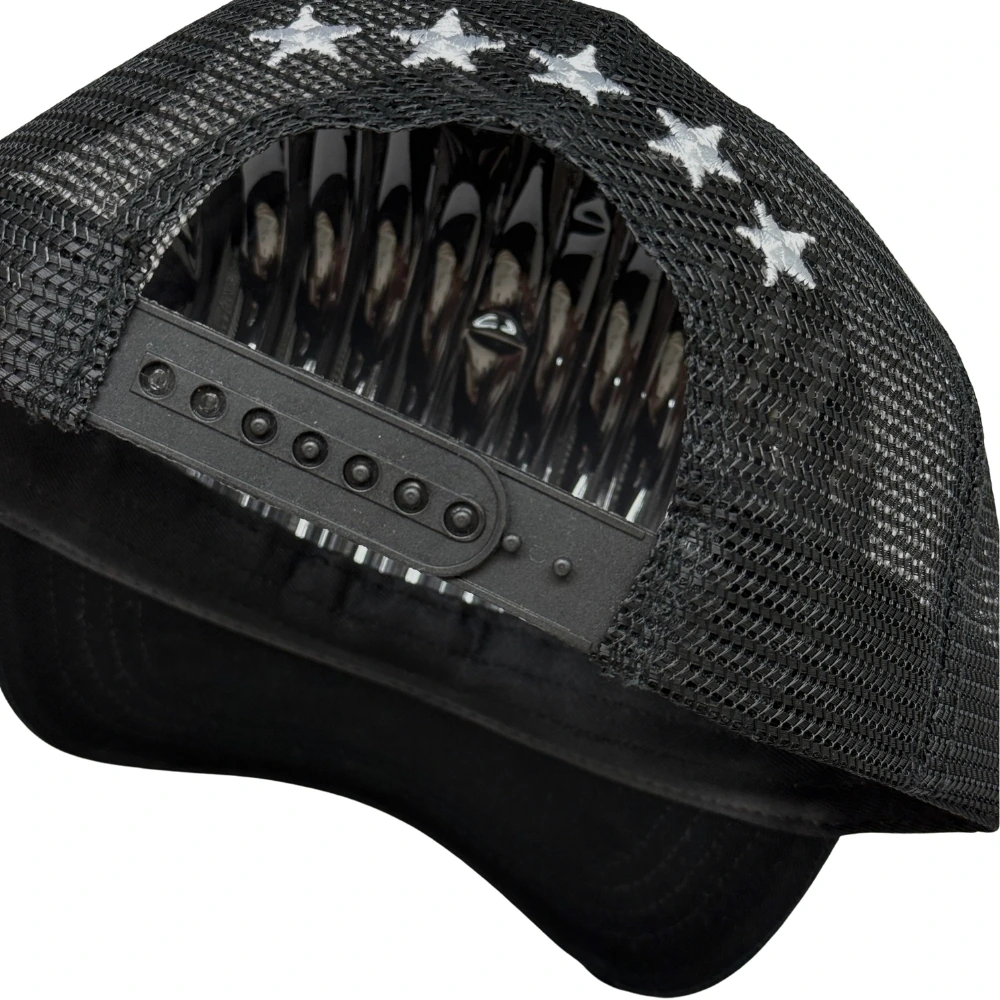 Black Trucker Cap for Men