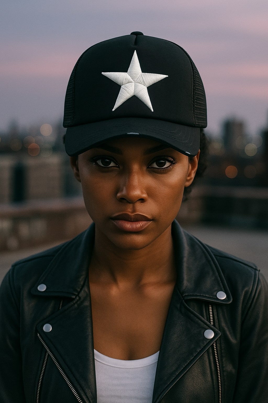 Black Trucker Cap for Men