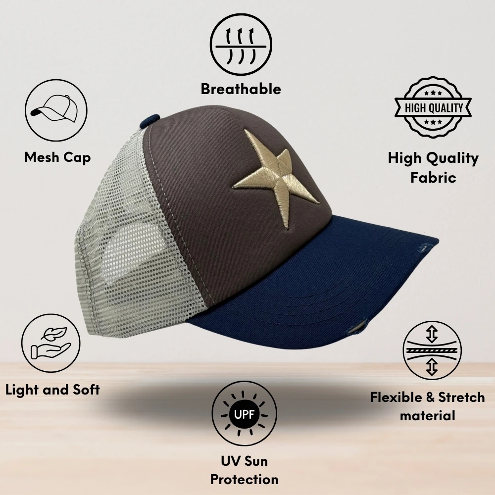 Multicolor Trucker Cap for Men