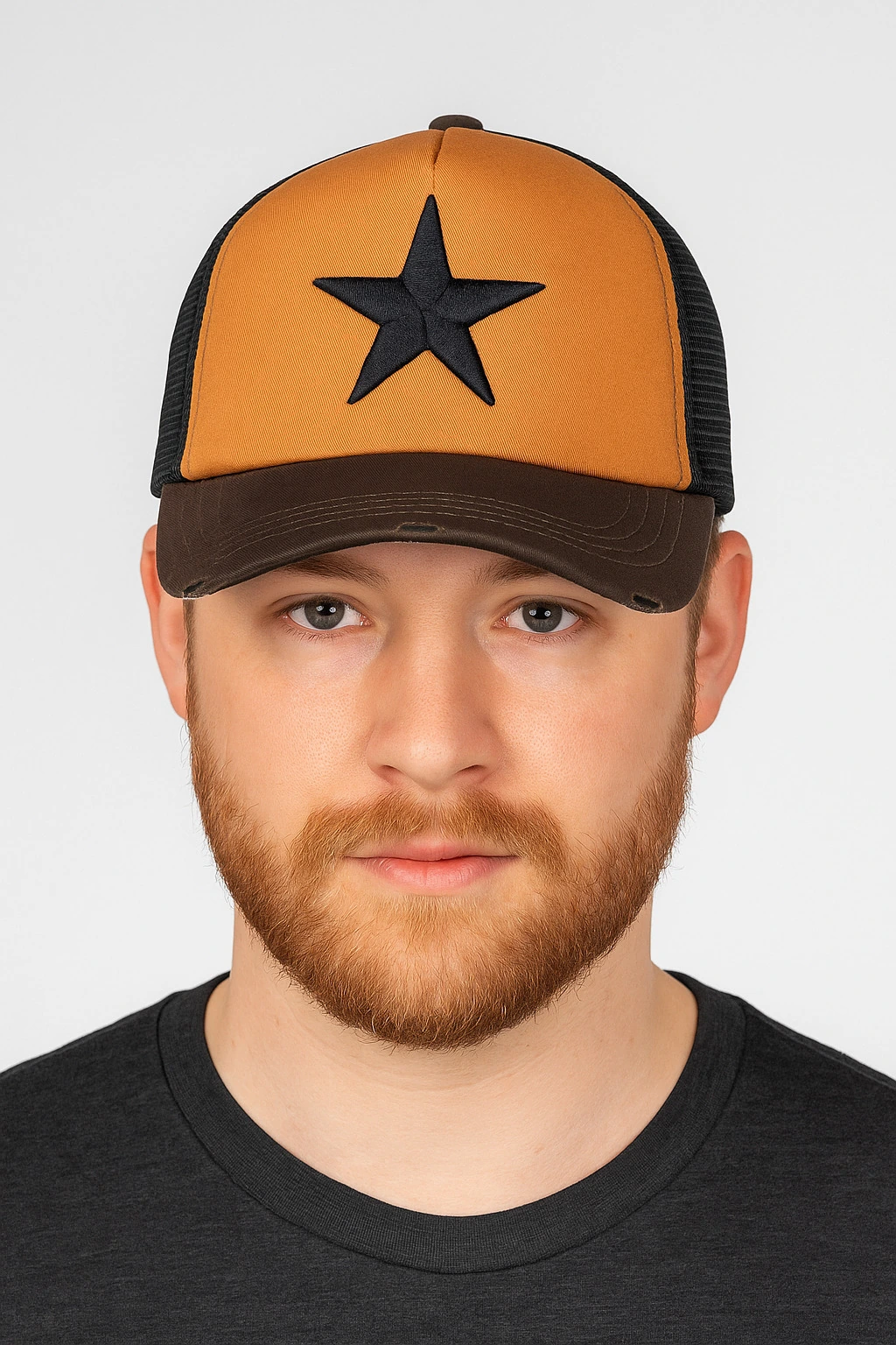 Brown Trucker Cap for Men