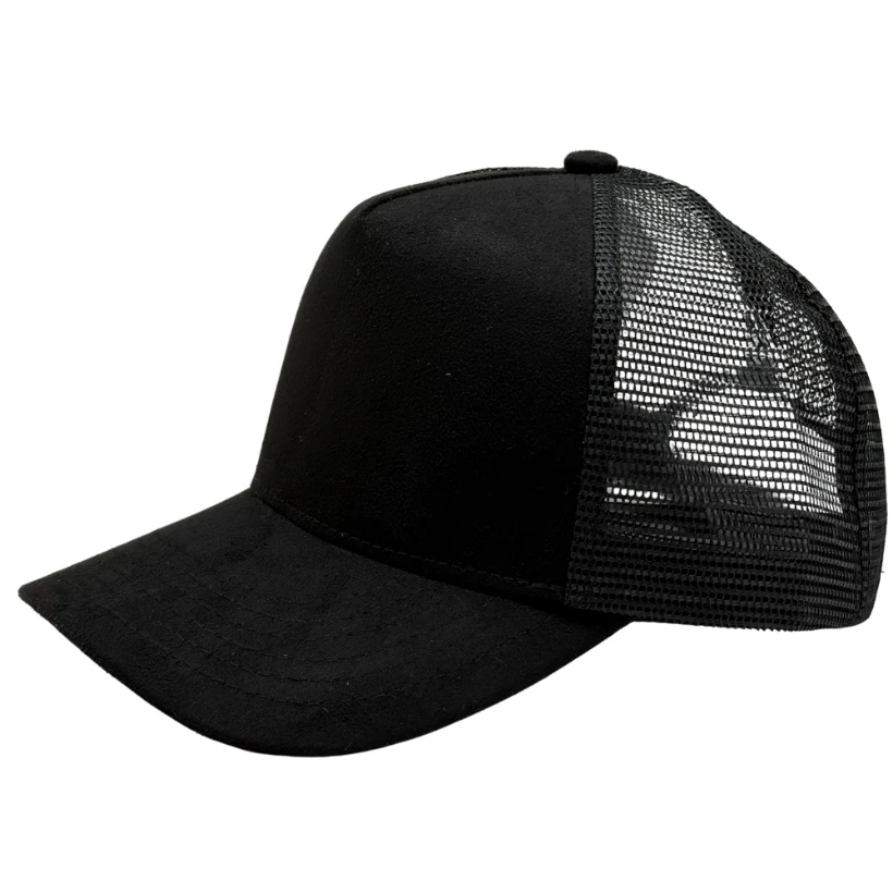 Black Trucker Cap for Men