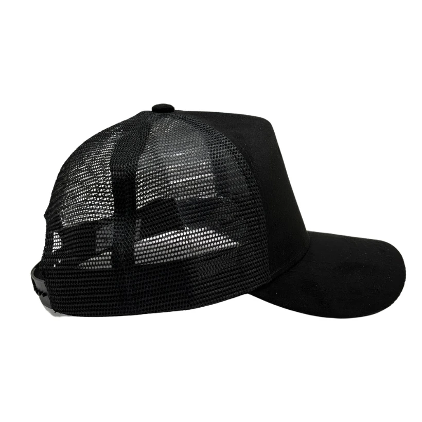 Black Trucker Cap for Men