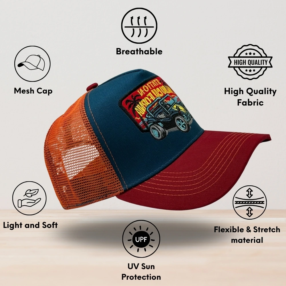 Multicolor Trucker Cap for Men