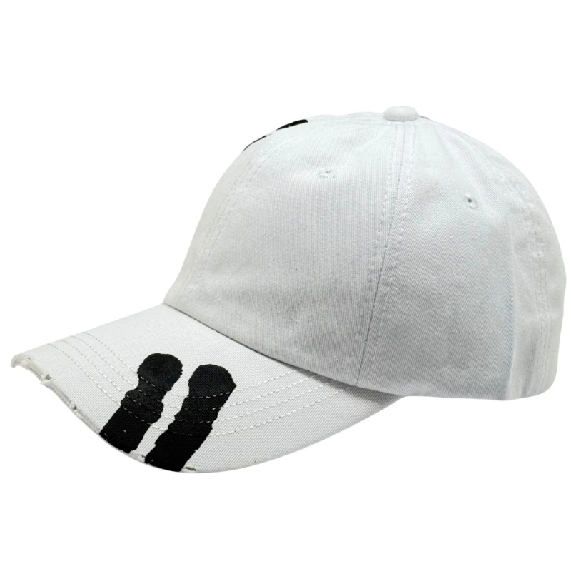 White Baseball Cap for Men