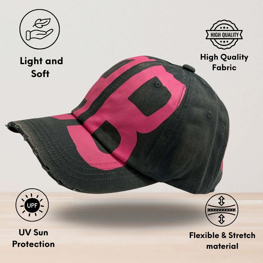 Grey Baseball Cap for Men