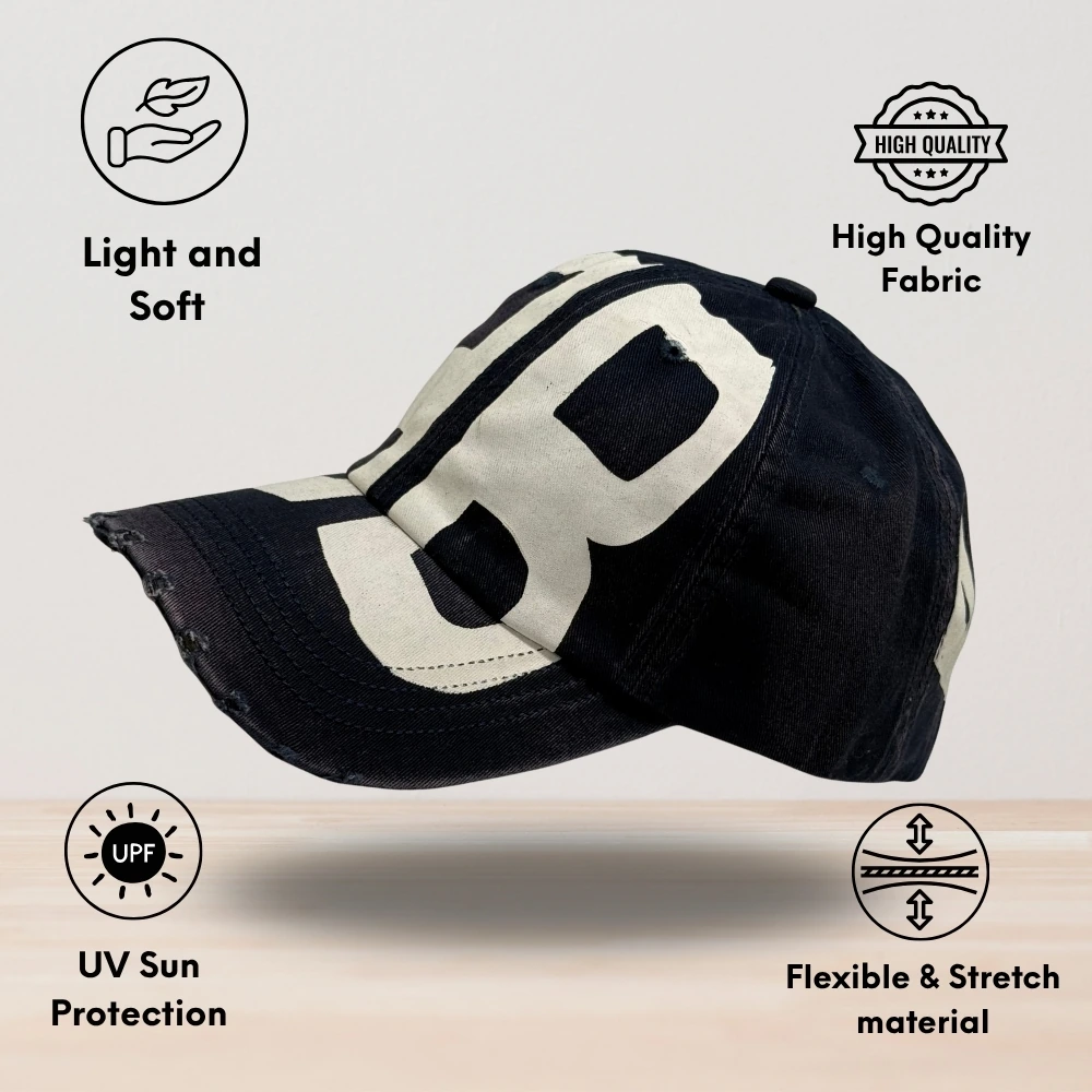 Navy Blue Baseball Cap for Men