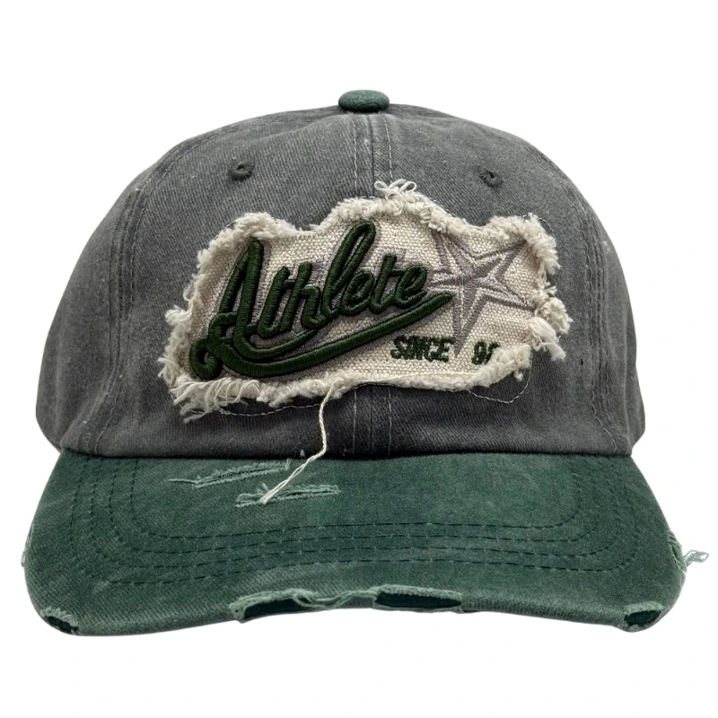 Grey Baseball Cap for Men