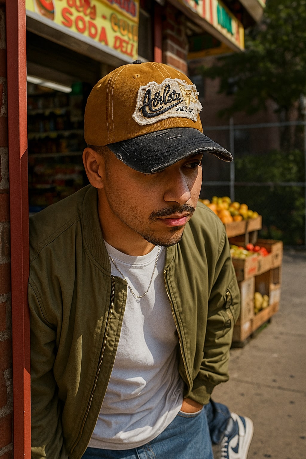 Mustard Baseball Cap for Men