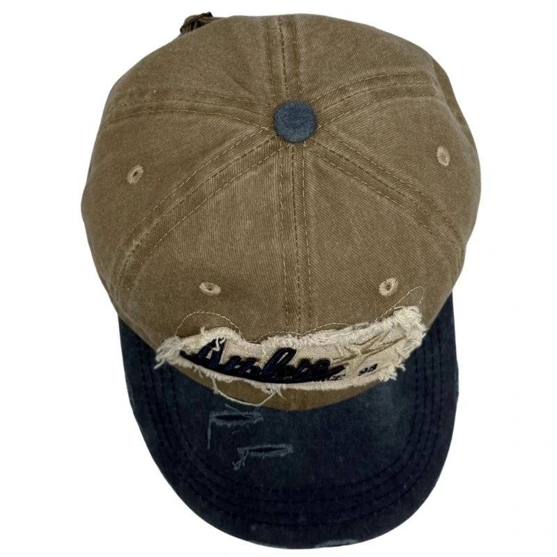 Beige Baseball Cap for Men