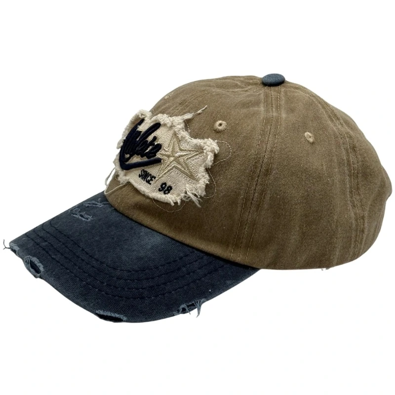 Beige Baseball Cap for Men