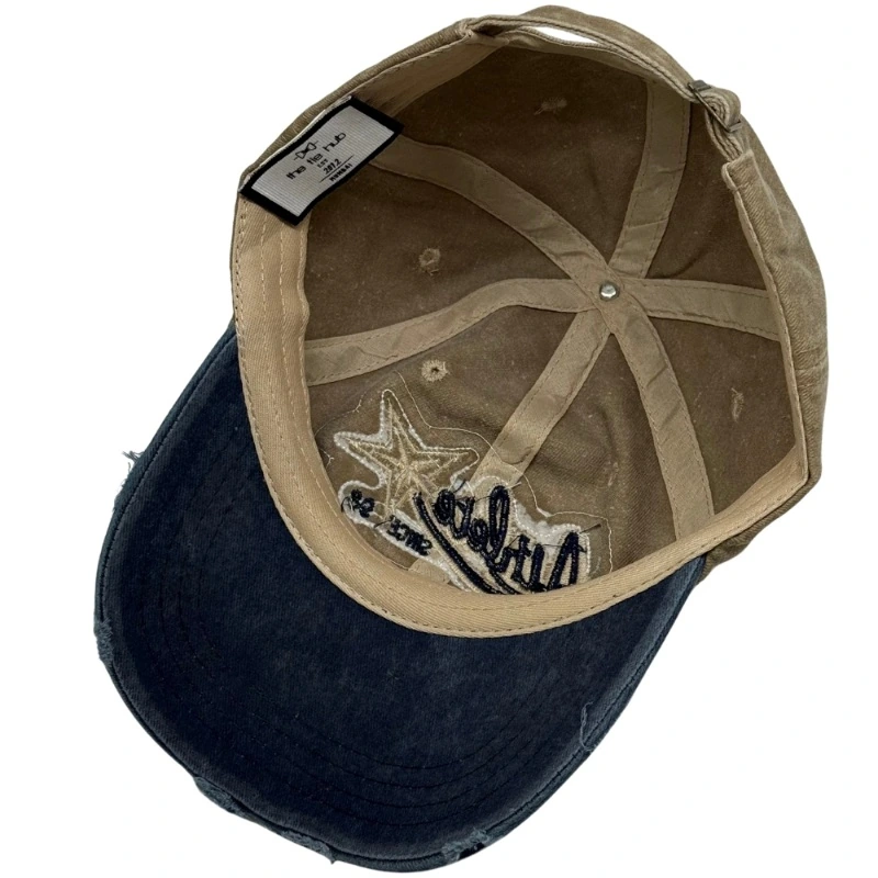 Beige Baseball Cap for Men