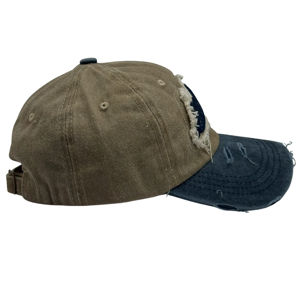 Beige Baseball Cap for Men