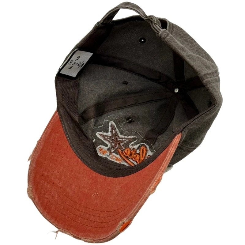 Grey Baseball Cap for Men